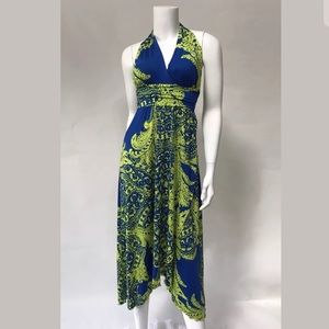 Groovy woman halter  maxi dress